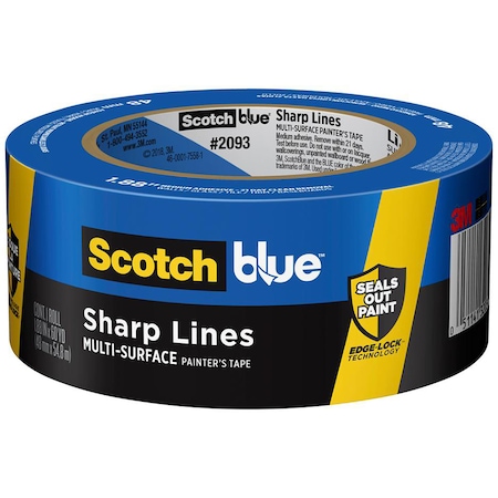 Scotch 1.88 x 60 Yds Blue ScotchBlue Sharp Lines Painter's Tape 2093-48NC